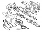 Bosch 0 603 932 503 Psr 12 Ves-2 Diy-Drill-Driver 12 V / Eu Spare Parts